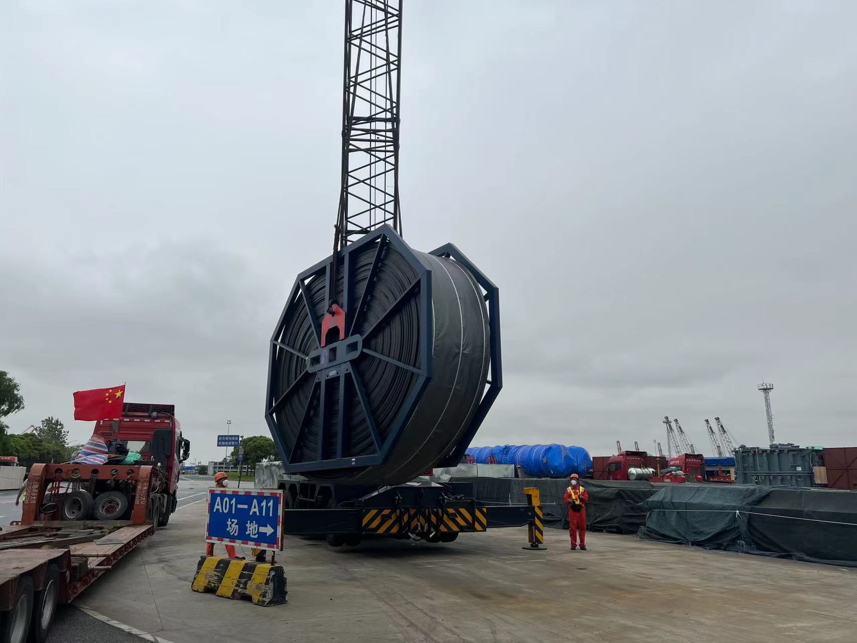 Conveyor Belt in loading port